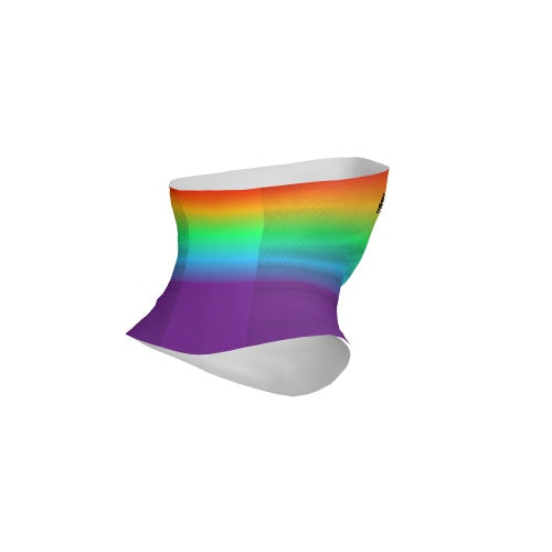 Customizable Neck Gaiter -  Rainbow
