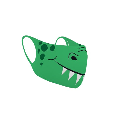 Customizable No Sew Face Cover - Little dinosaur